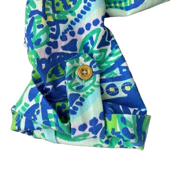 Lilly Pulitzer Rossmore V-Neck Dress Small Pima Cotton - Picture 5 of 6